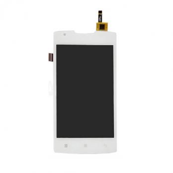 Дисплей с тачскрином для Lenovo A1000 Белый