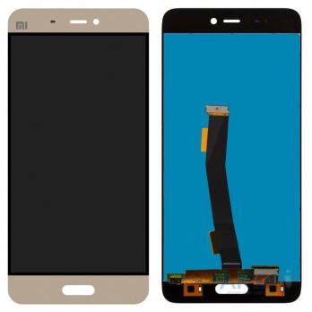 Дисплей с тачскрином для Xiaomi Mi 5 Золотой